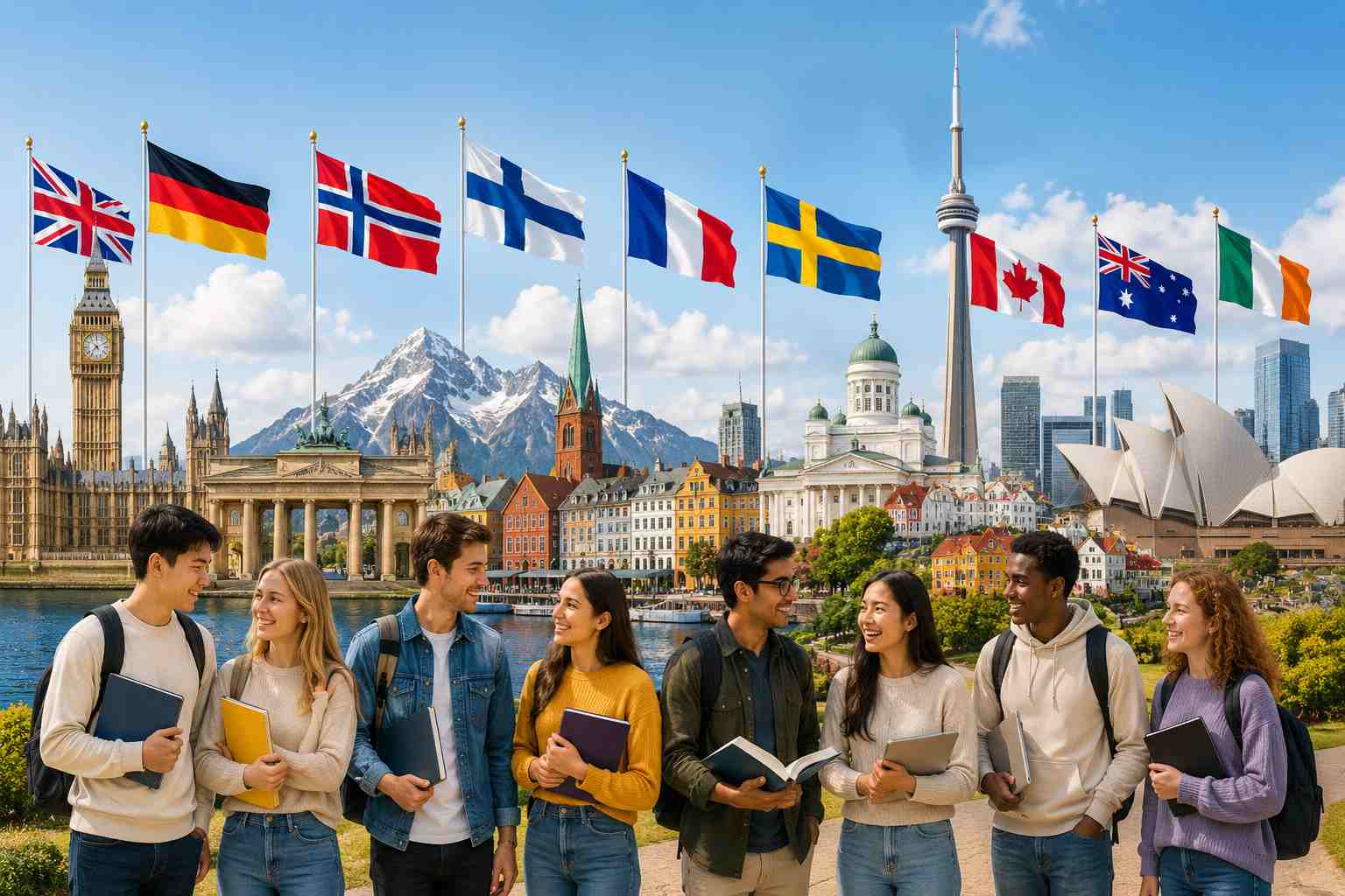 Top 10 Countries for Study Visa with Free or Low-Cost Education