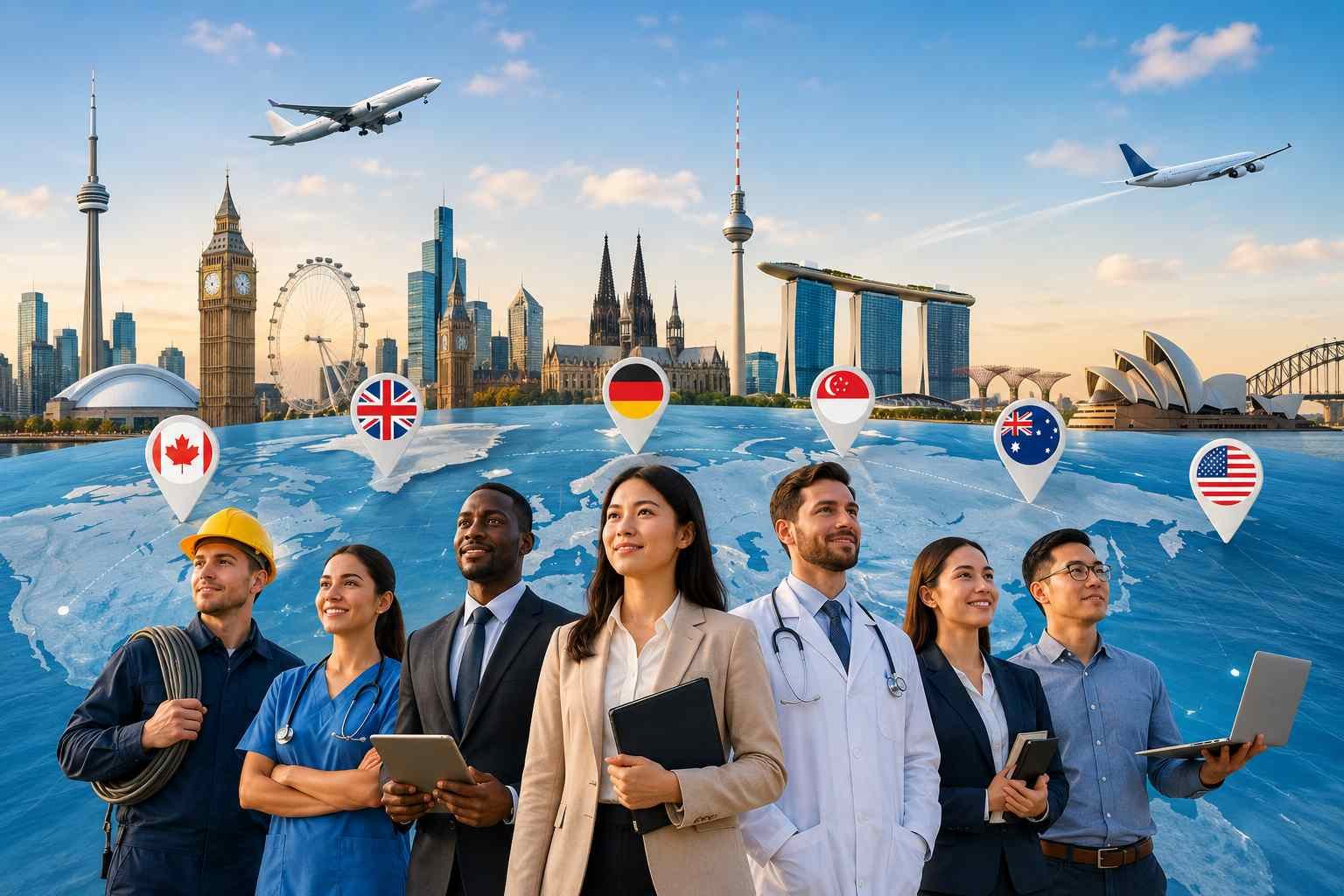 Skilled Worker Visa: Which Countries Are Actively Hiring Foreigners?